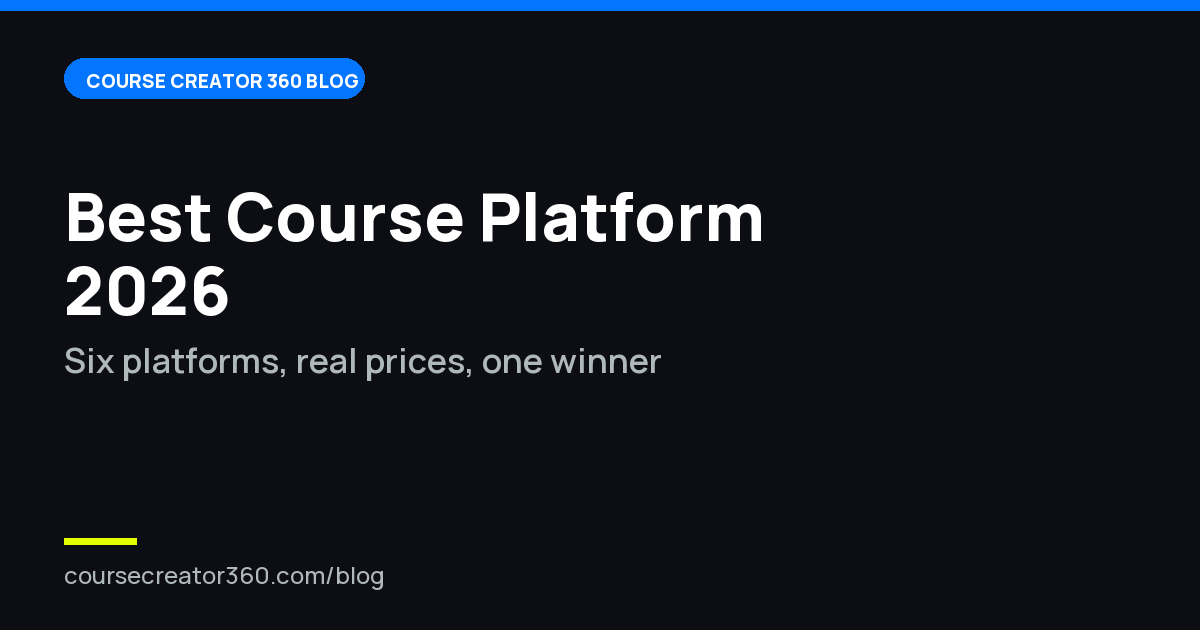 The Best Platform to Host an Online Course in 2026