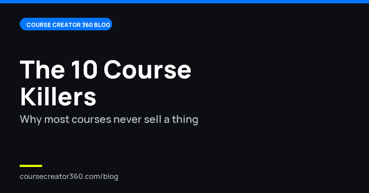 Why Most Online Courses Fail: The 10 Mistakes