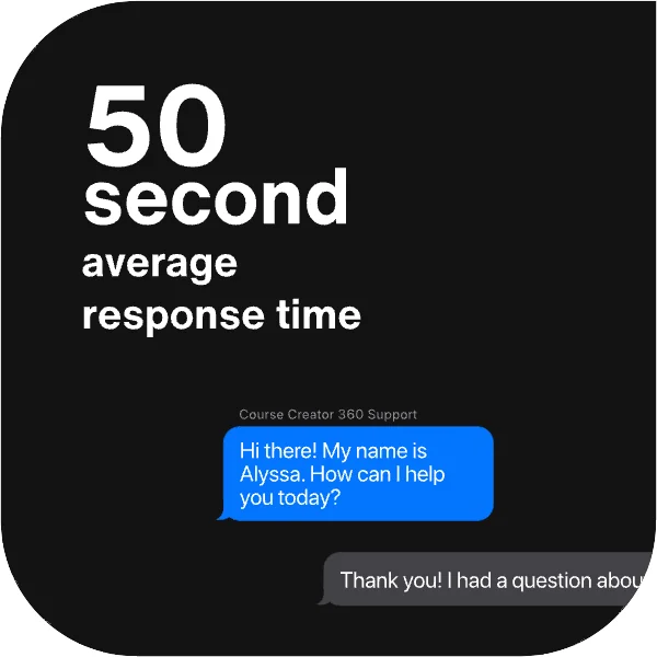 50-second response time